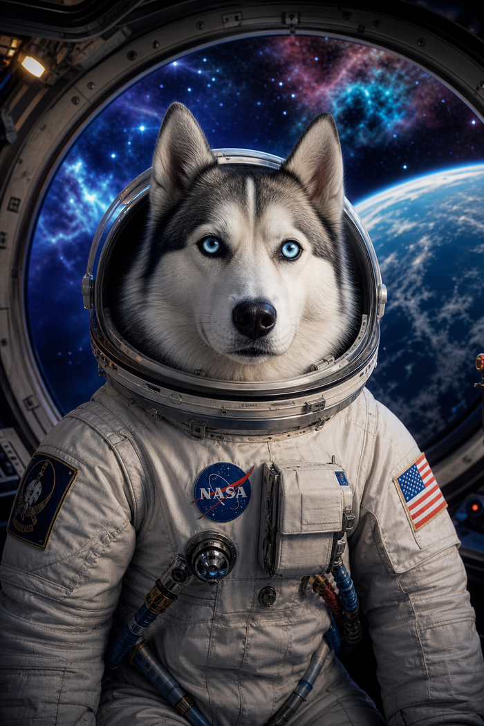 Astronaut Pet Portraits
