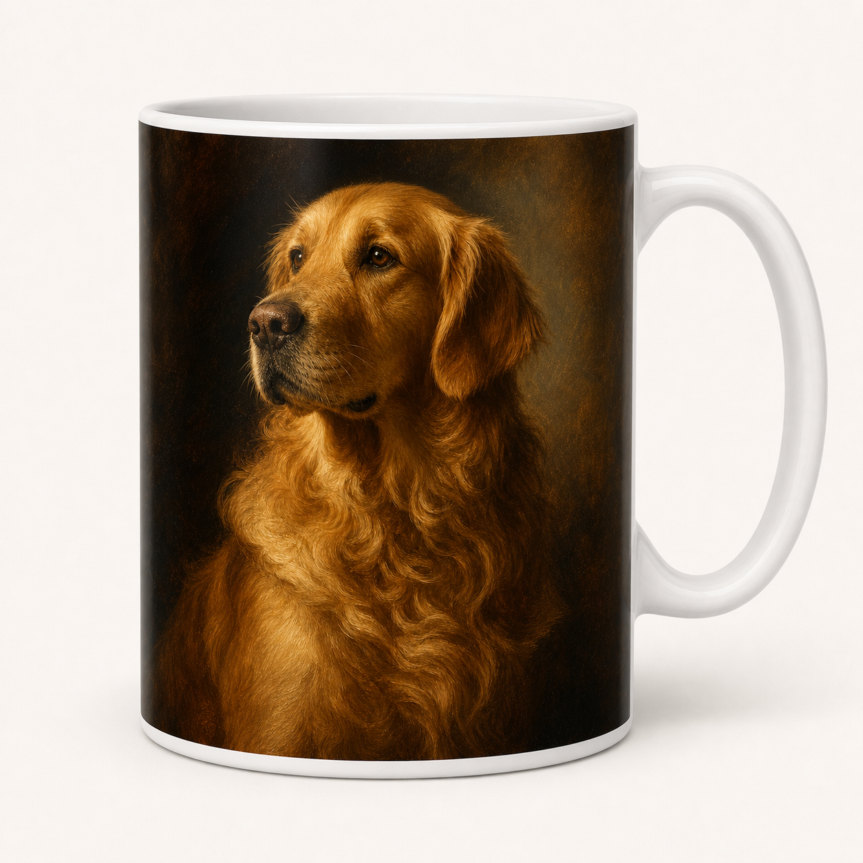 PAWSONALITY_STYLE_PRODUCT_PREVIEW_V1 | Renaissance Oil Painting | Ceramic Mug