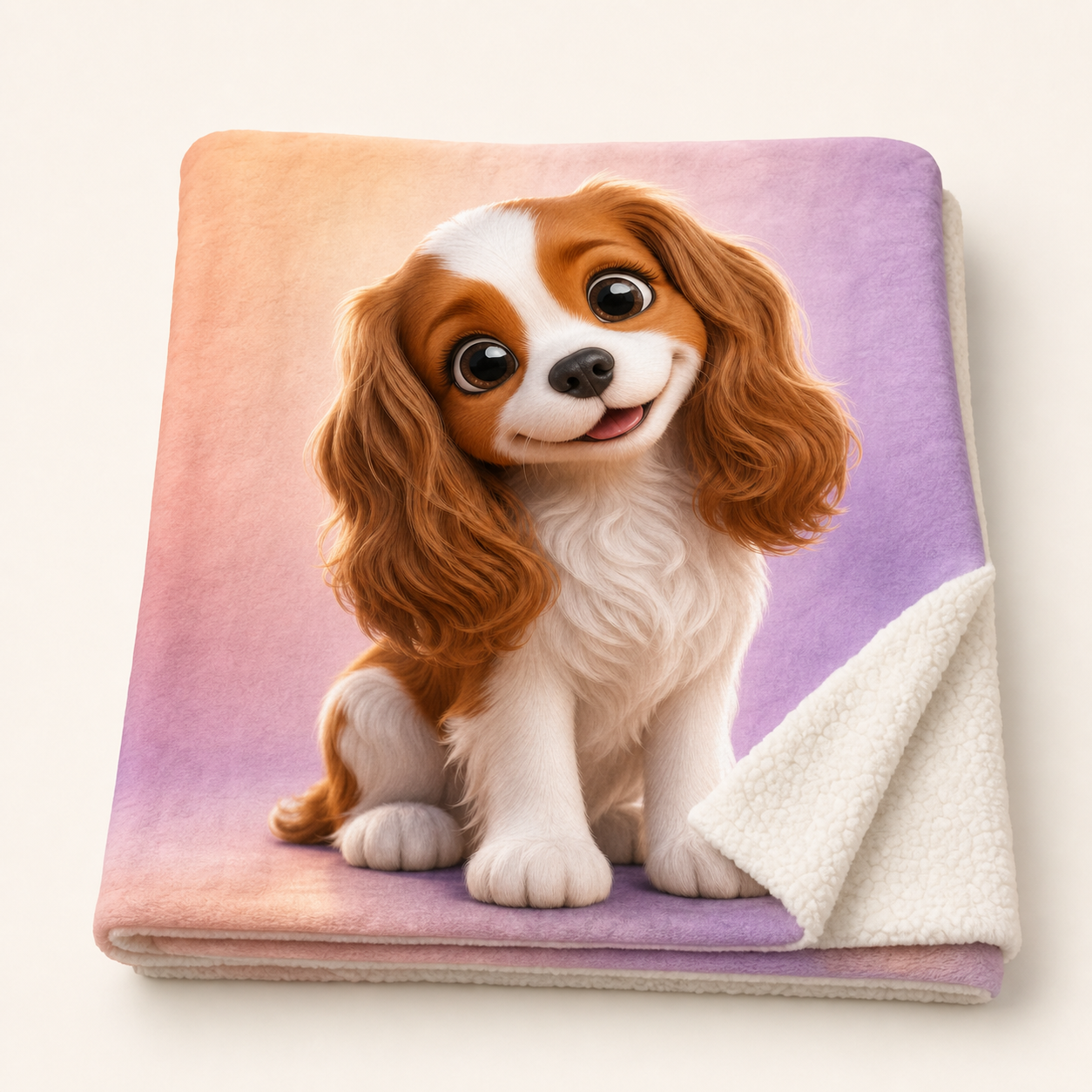 PAWSONALITY_STYLE_PRODUCT_PREVIEW_V1 | Cartoon | Sherpa Fleece Blanket