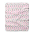 Meowu Face Sherpa Fleece Blanket product mockup view 3