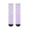 Meowu Face Crew Socks — All-Over Print product mockup view 1