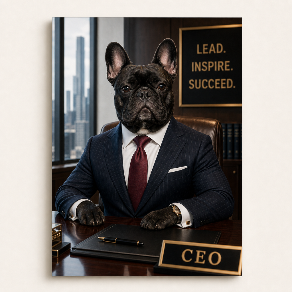 PAWSONALITY_STYLE_PRODUCT_PREVIEW_V1 | CEO Boss | Matte Poster