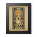 XIX — The Good Boy | Corgi Tarot Framed Poster