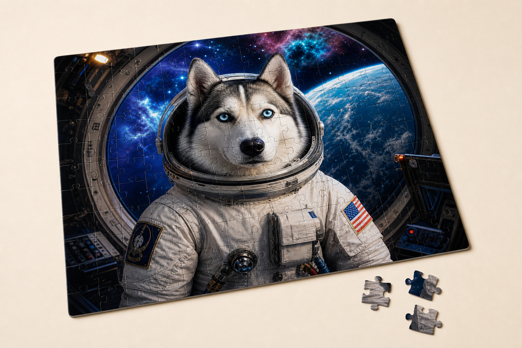PAWSONALITY_STYLE_PRODUCT_PREVIEW_V1 | Astronaut | Jigsaw Puzzle