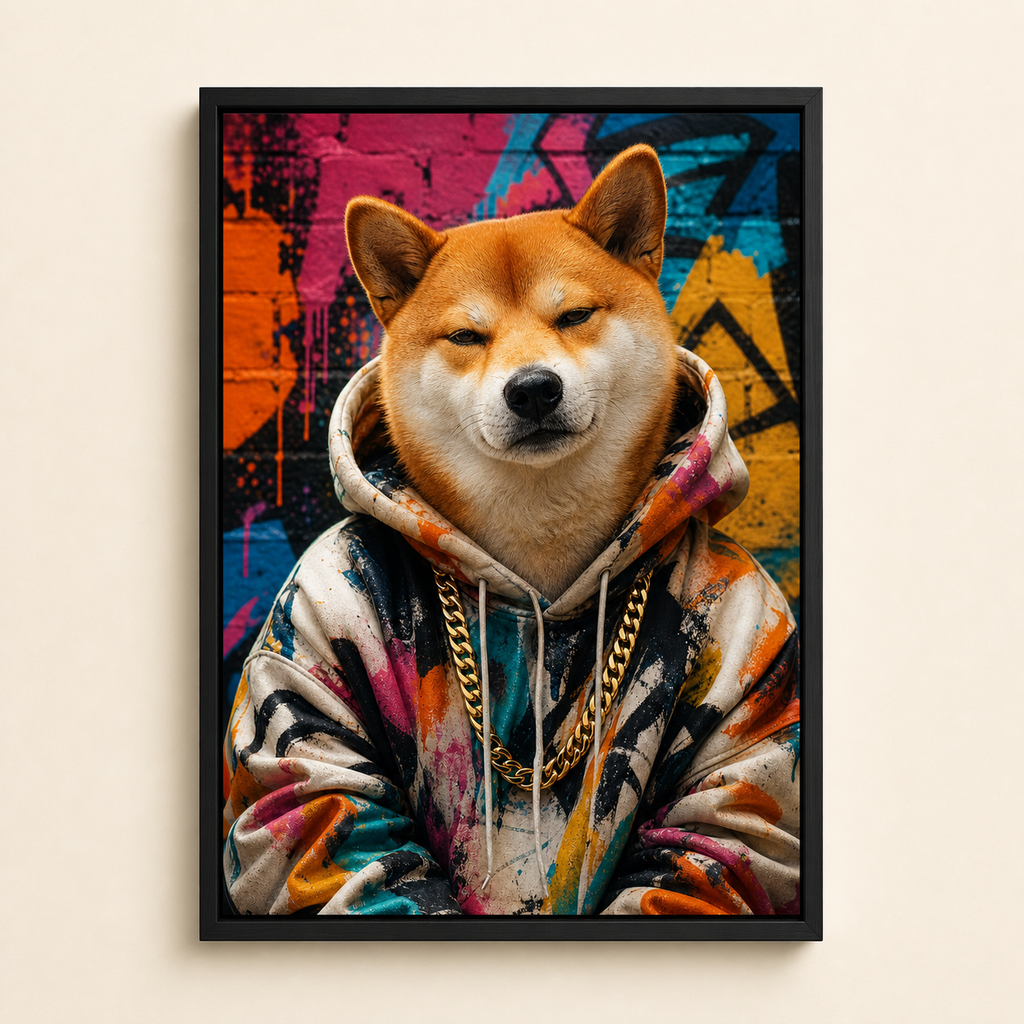 PAWSONALITY_STYLE_PRODUCT_PREVIEW_V1 | Streetwear | Framed Print