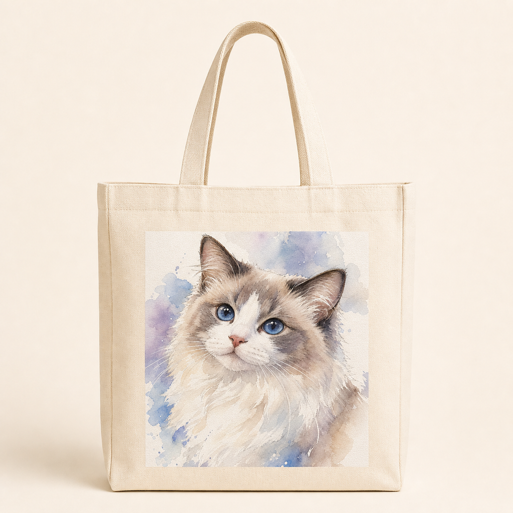 PAWSONALITY_STYLE_PRODUCT_PREVIEW_V1 | Watercolor | Cotton Tote Bag