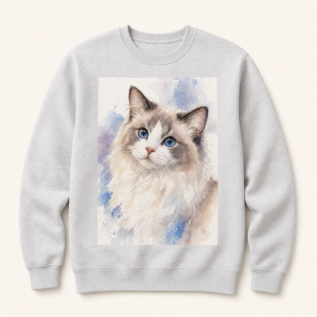 PAWSONALITY_STYLE_PRODUCT_PREVIEW_V1 | Watercolor | Crewneck Sweatshirt
