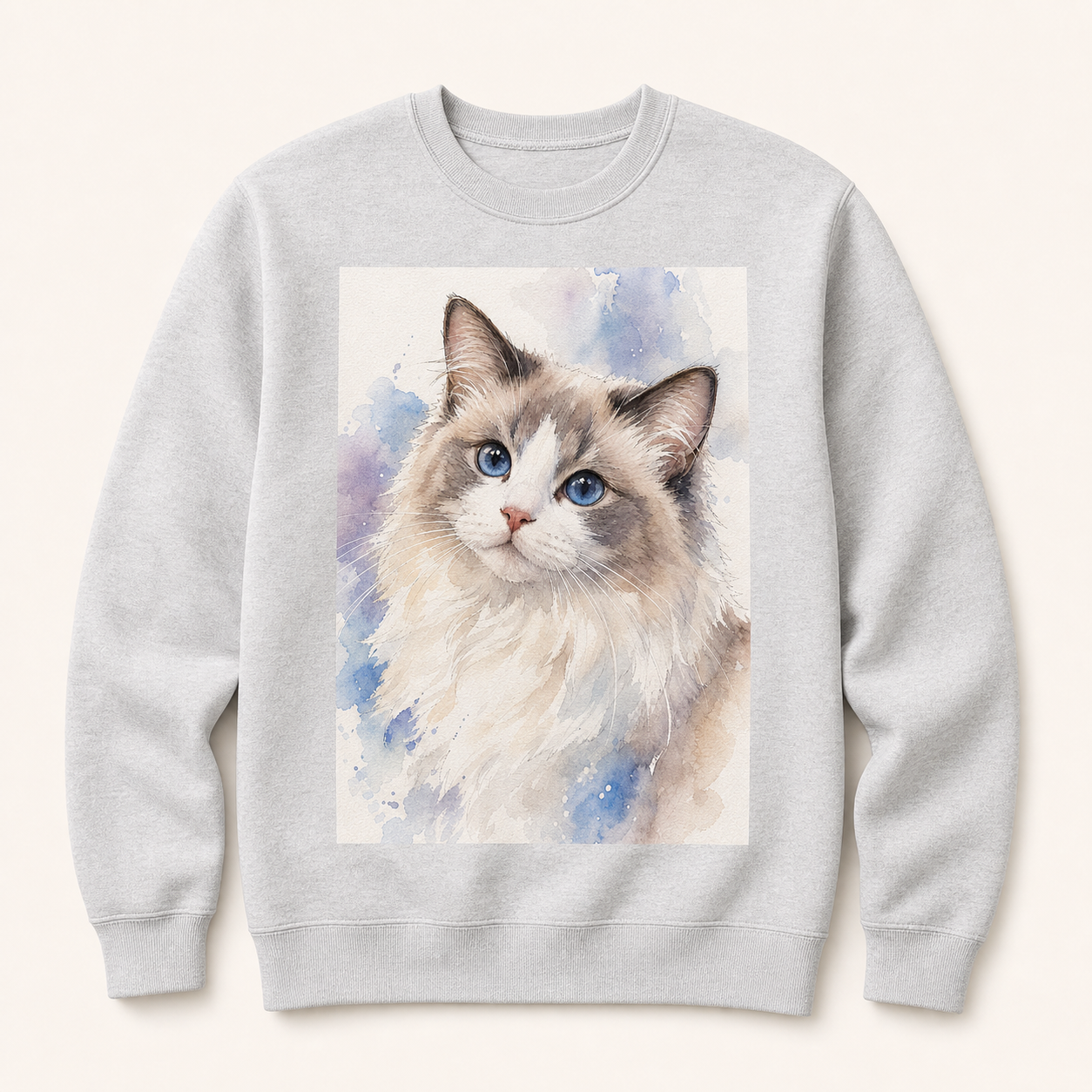 PAWSONALITY_STYLE_PRODUCT_PREVIEW_V1 | Watercolor | Crewneck Sweatshirt