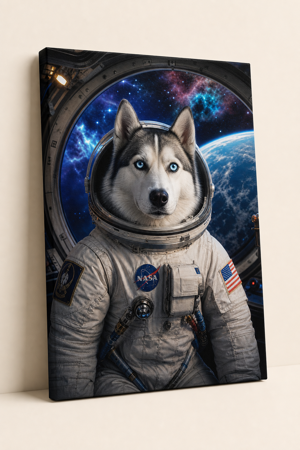 PAWSONALITY_STYLE_PRODUCT_PREVIEW_V1 | Astronaut | Premium Canvas Print