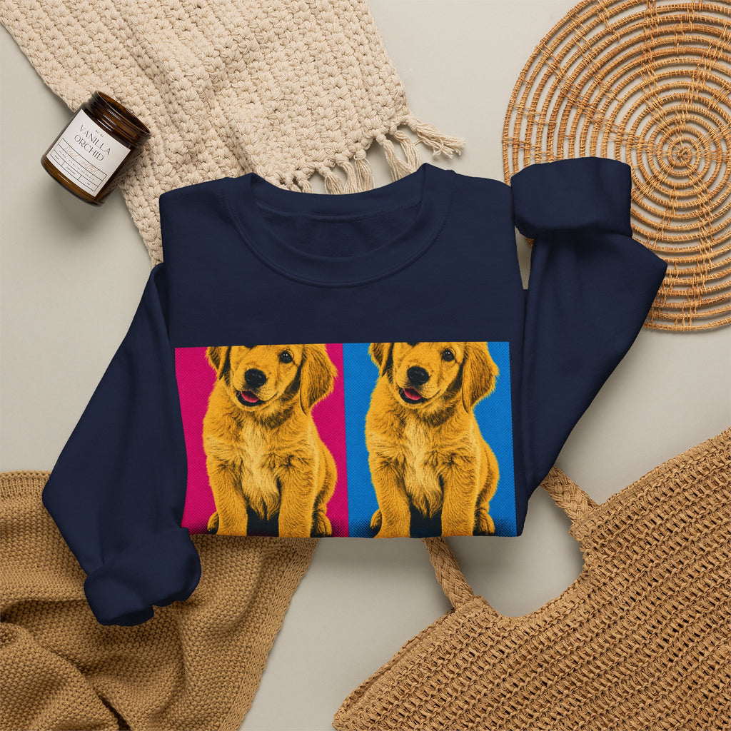 Custom Pet Portrait — Crewneck Sweatshirt