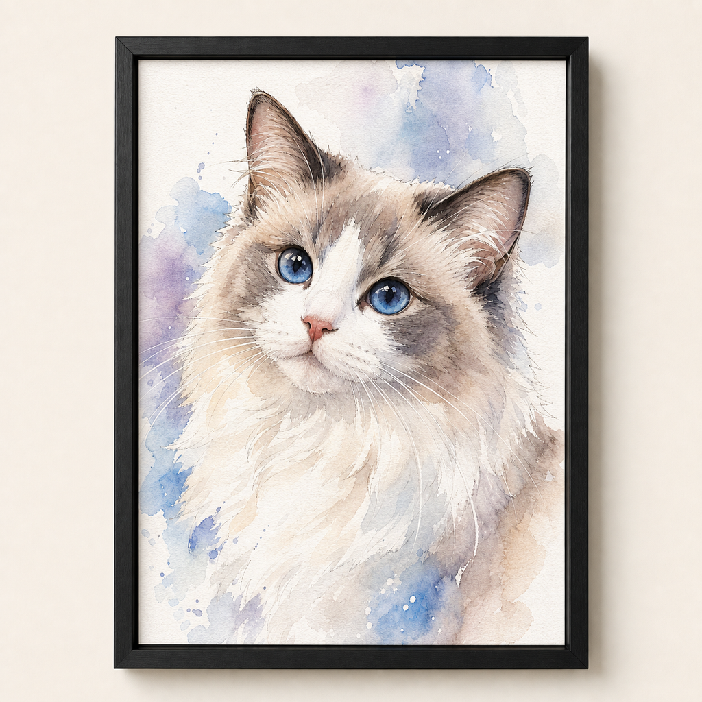 PAWSONALITY_STYLE_PRODUCT_PREVIEW_V1 | Watercolor | Framed Print