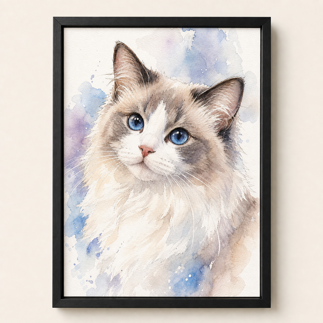 PAWSONALITY_STYLE_PRODUCT_PREVIEW_V1 | Watercolor | Framed Print