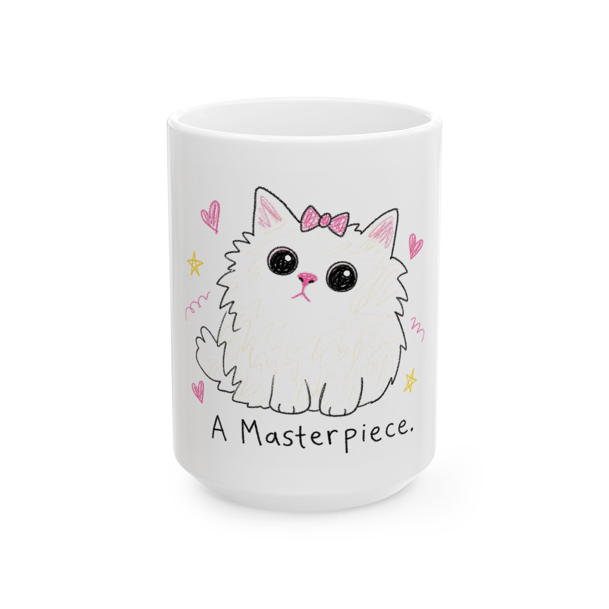 A Masterpiece. — Badly Drawn Cat Mug product mockup view 2