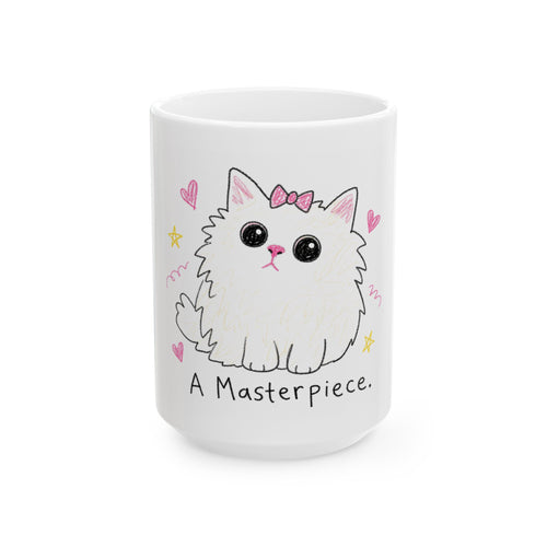 A Masterpiece. — Badly Drawn Cat Mug product mockup view 2