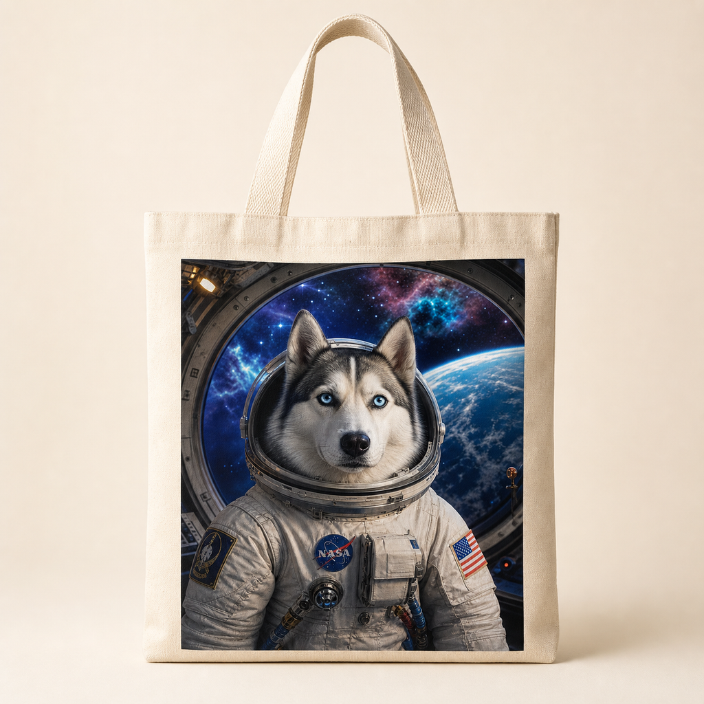 PAWSONALITY_STYLE_PRODUCT_PREVIEW_V1 | Astronaut | Cotton Tote Bag