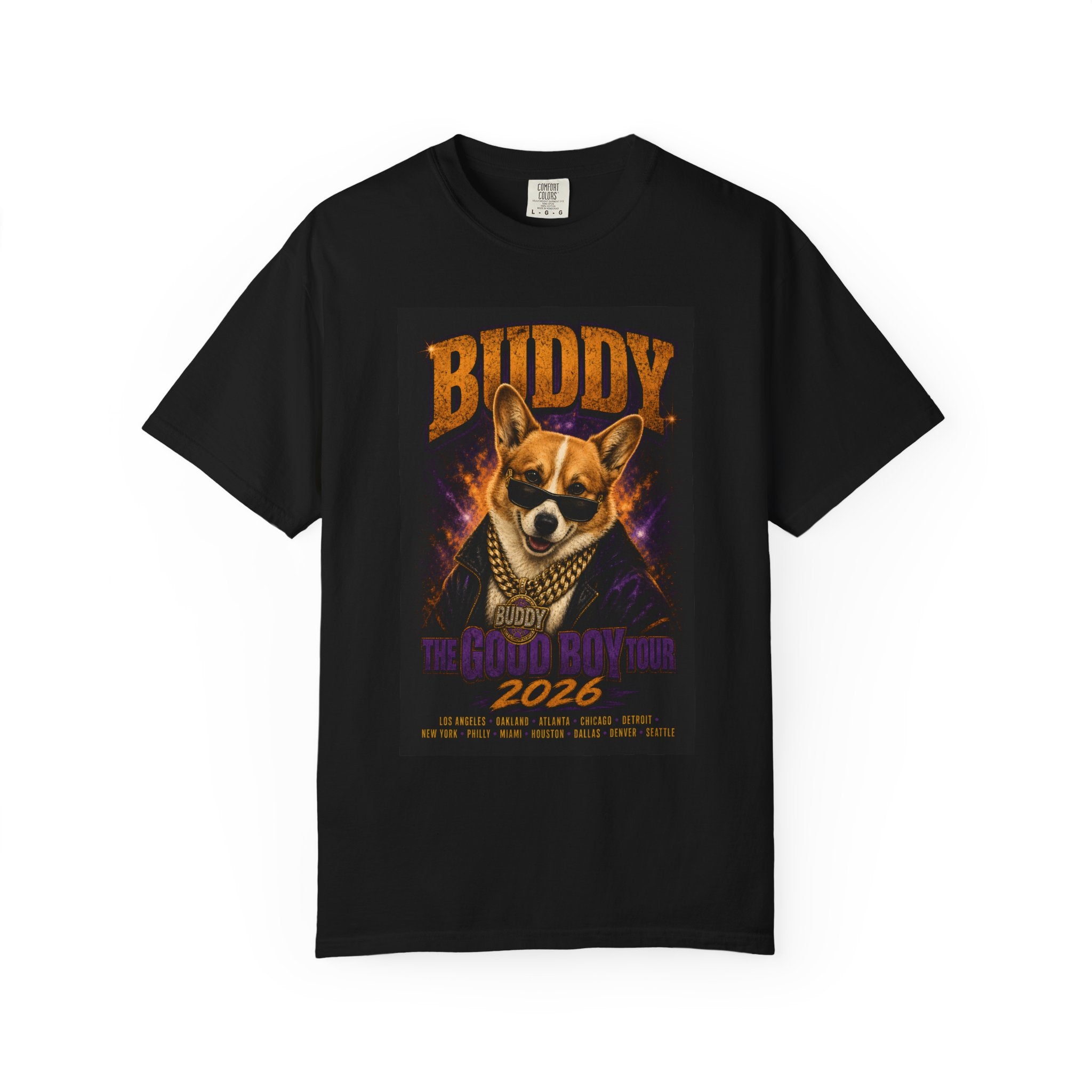 BUDDY — The Good Boy Tour 2026 | Vintage Corgi Rap Tee