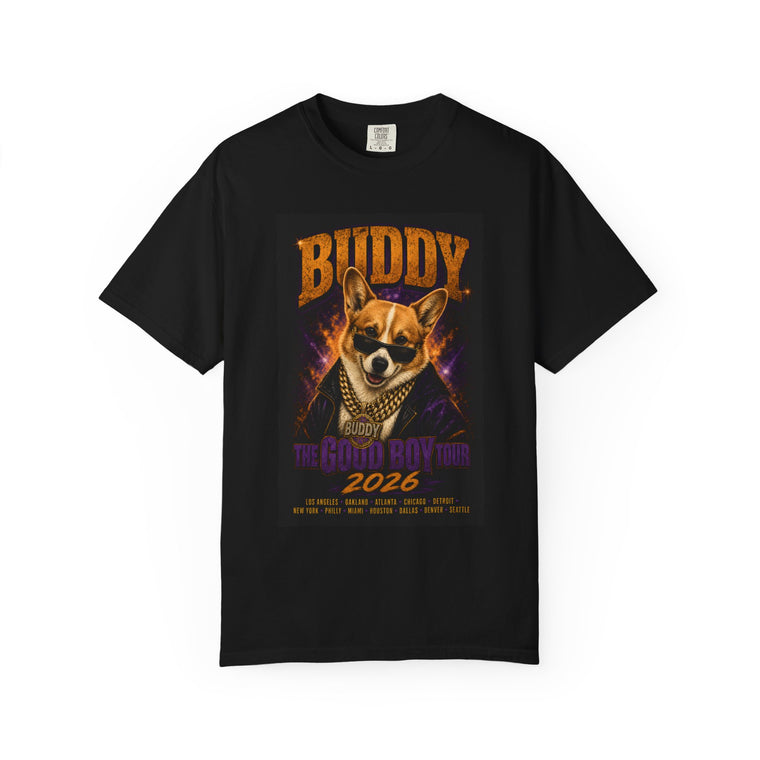 BUDDY — The Good Boy Tour 2026 | Vintage Corgi Rap Tee