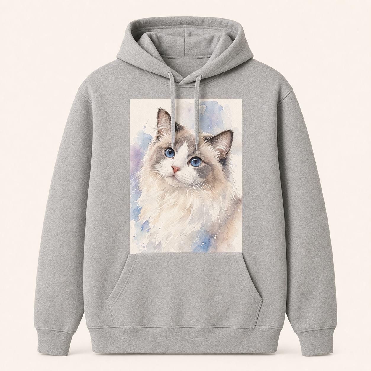 PAWSONALITY_STYLE_PRODUCT_PREVIEW_V1 | Watercolor | Pullover Hoodie