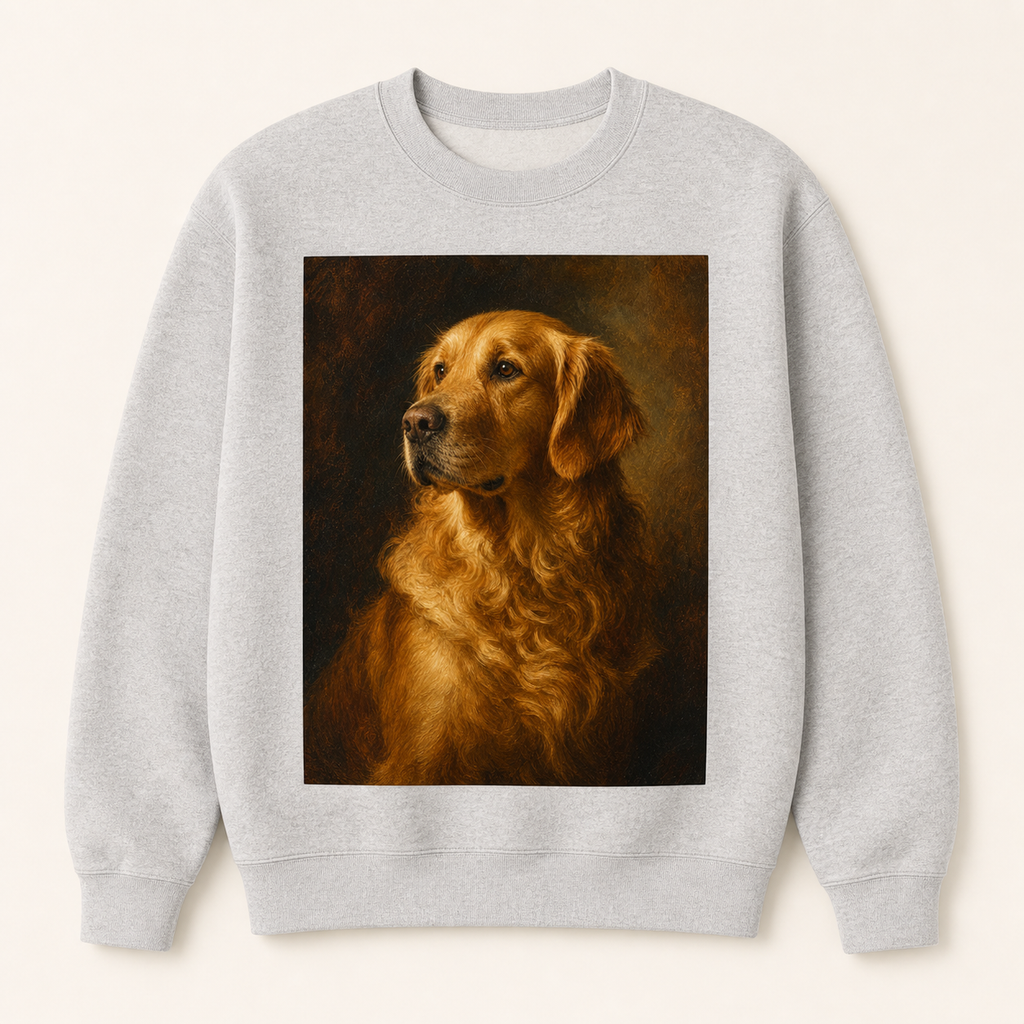 PAWSONALITY_STYLE_PRODUCT_PREVIEW_V1 | Renaissance Oil Painting | Crewneck Sweatshirt