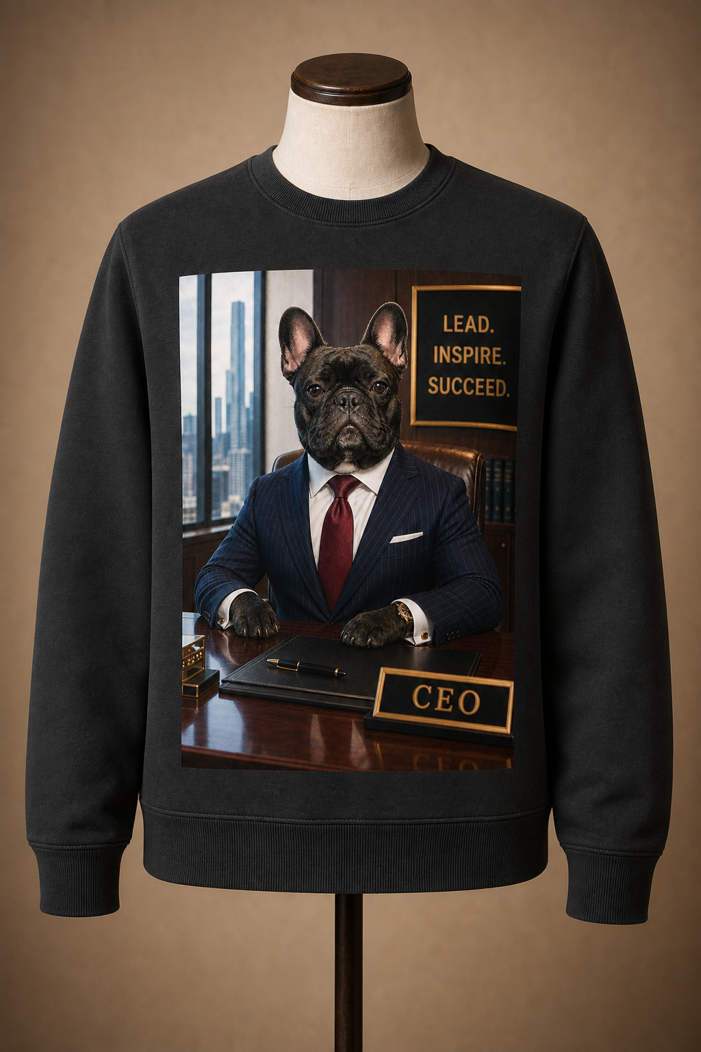 PAWSONALITY_STYLE_PRODUCT_PREVIEW_V1 | CEO Boss | Crewneck Sweatshirt