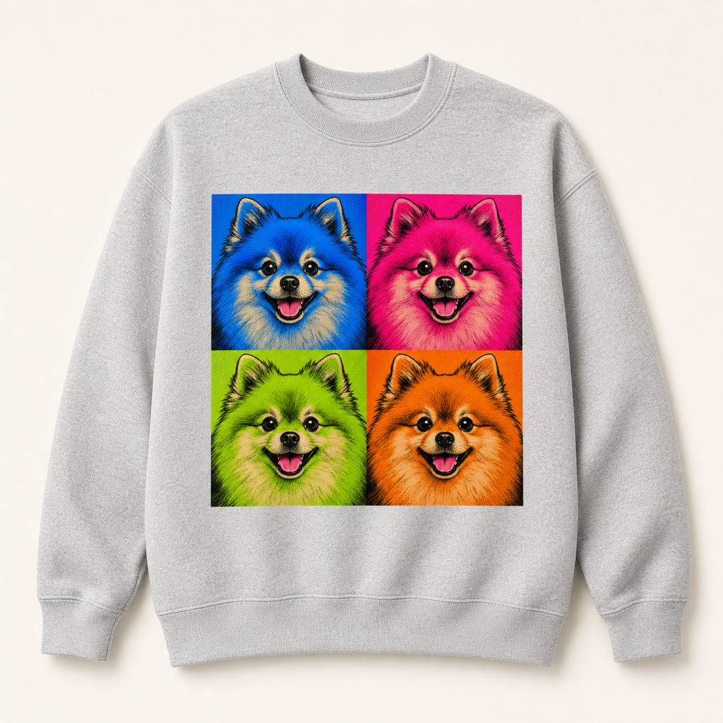 PAWSONALITY_STYLE_PRODUCT_PREVIEW_V1 | Pop Art | Crewneck Sweatshirt