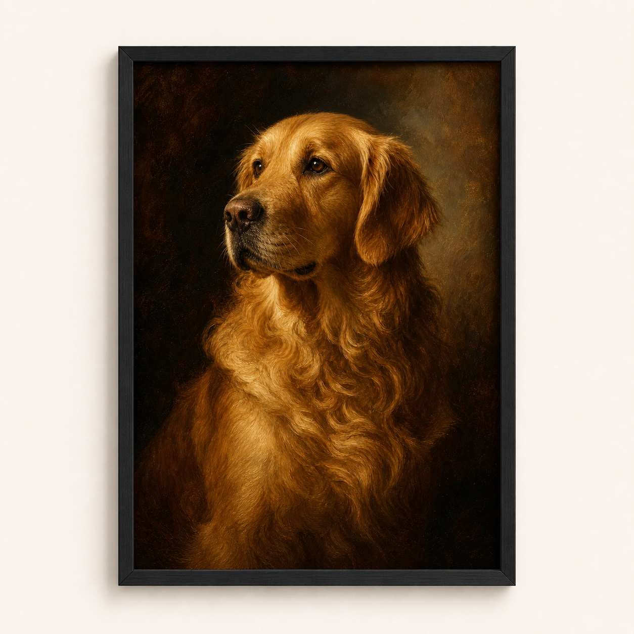 PAWSONALITY_STYLE_PRODUCT_PREVIEW_V1 | Renaissance Oil Painting | Framed Print