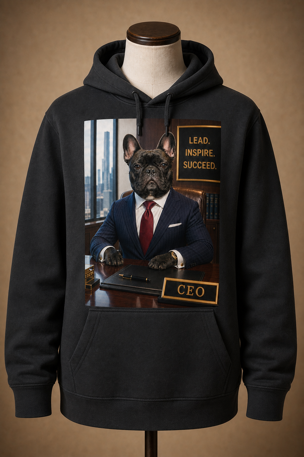 PAWSONALITY_STYLE_PRODUCT_PREVIEW_V1 | CEO Boss | Pullover Hoodie