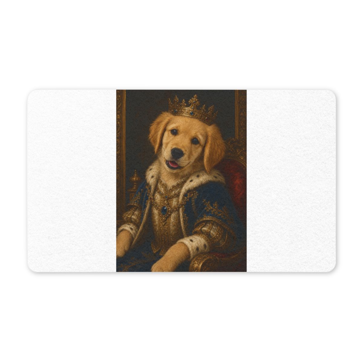 Custom pet portrait doormat