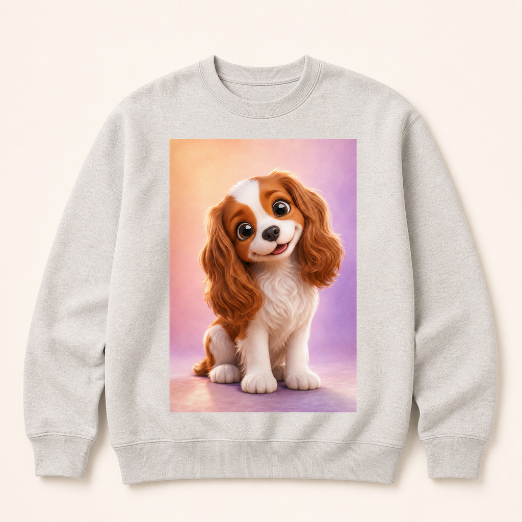 PAWSONALITY_STYLE_PRODUCT_PREVIEW_V1 | Cartoon | Crewneck Sweatshirt