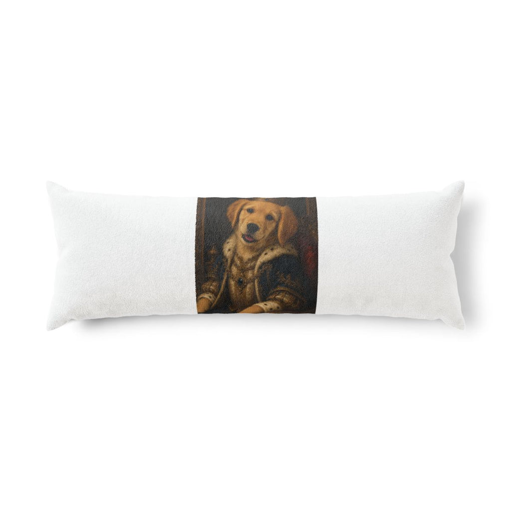 Custom pet portrait body pillow