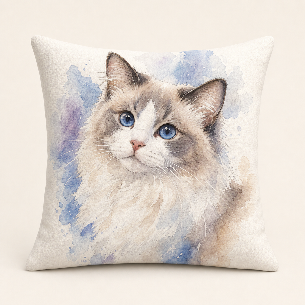 PAWSONALITY_STYLE_PRODUCT_PREVIEW_V1 | Watercolor | Throw Pillow