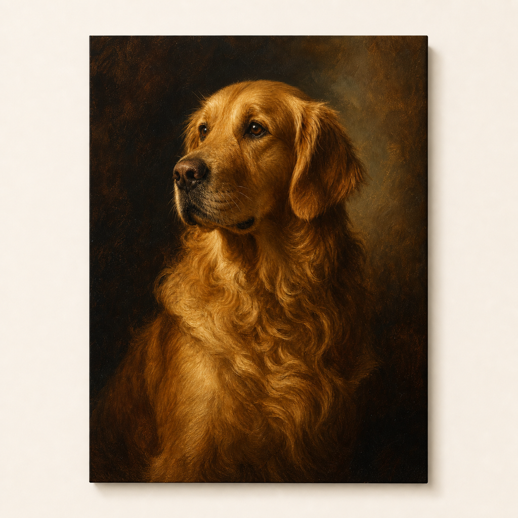PAWSONALITY_STYLE_PRODUCT_PREVIEW_V1 | Renaissance Oil Painting | Matte Poster