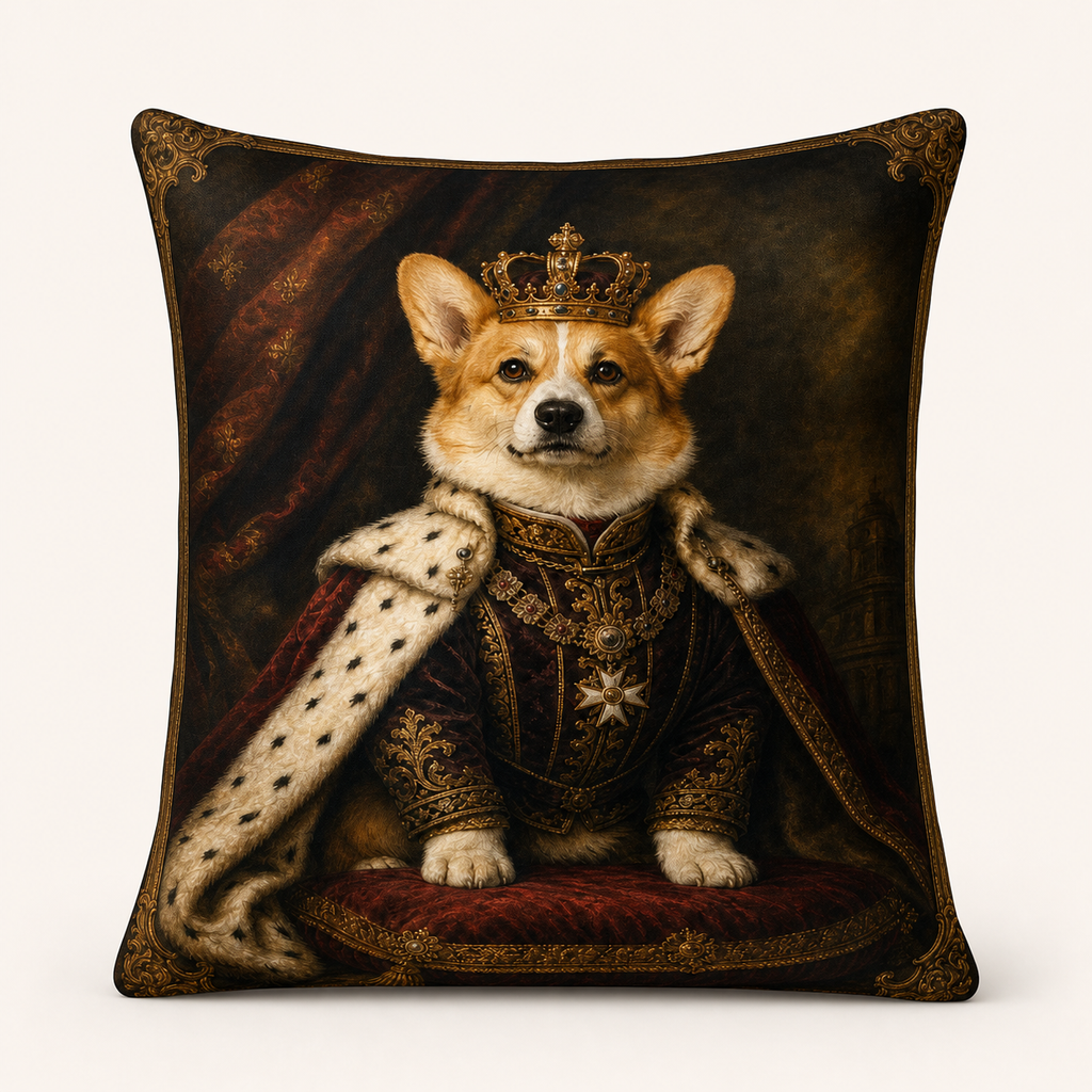 PAWSONALITY_STYLE_PRODUCT_PREVIEW_V1 | Renaissance Oil Painting | Throw Pillow