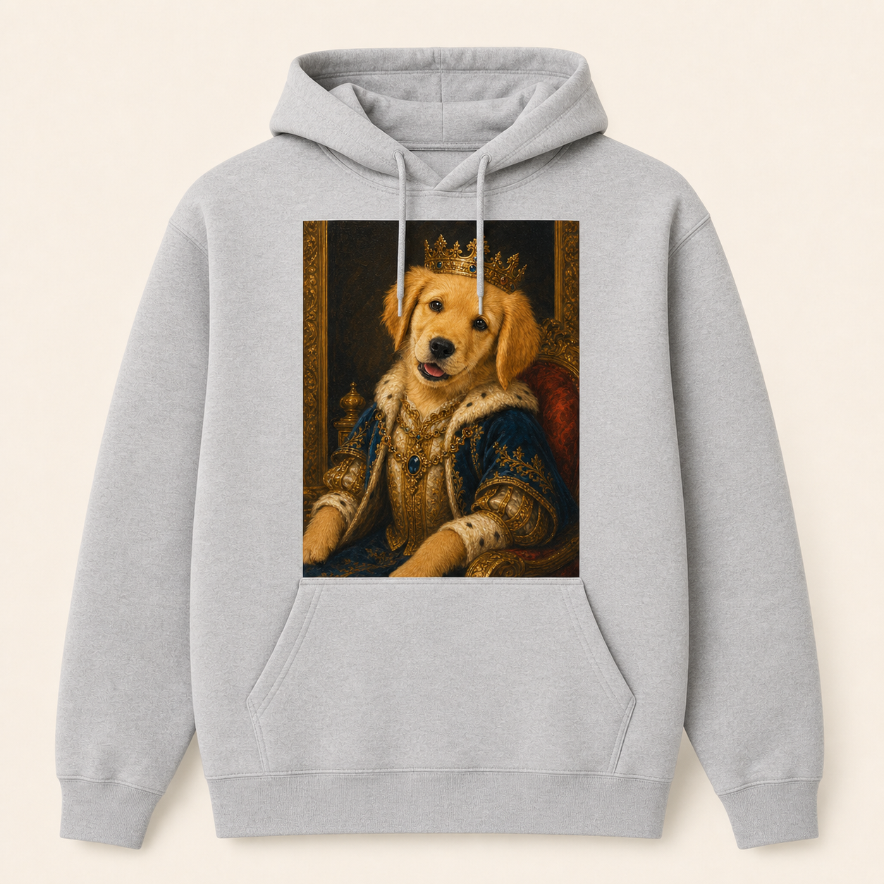 PAWSONALITY_STYLE_PRODUCT_PREVIEW_V1 | Royal Regal Portrait | Pullover Hoodie