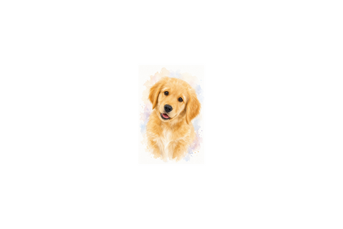 Ceramic Mug mockup - Watercolor pet portrait