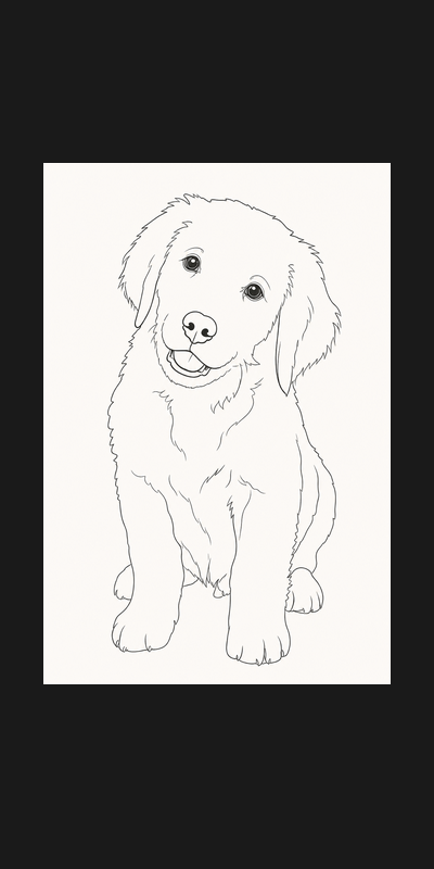 Phone Case mockup - Minimalist Line Art pet portrait