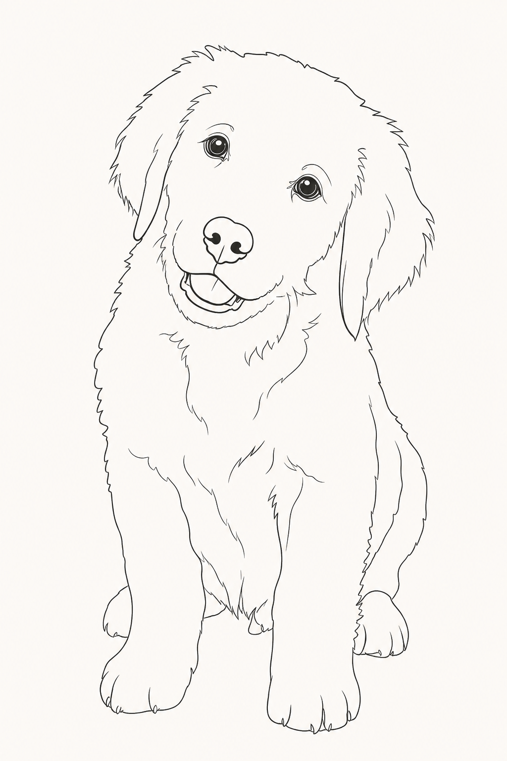 Custom pet portrait - Minimalist Line Art style on Cotton Tote Bag