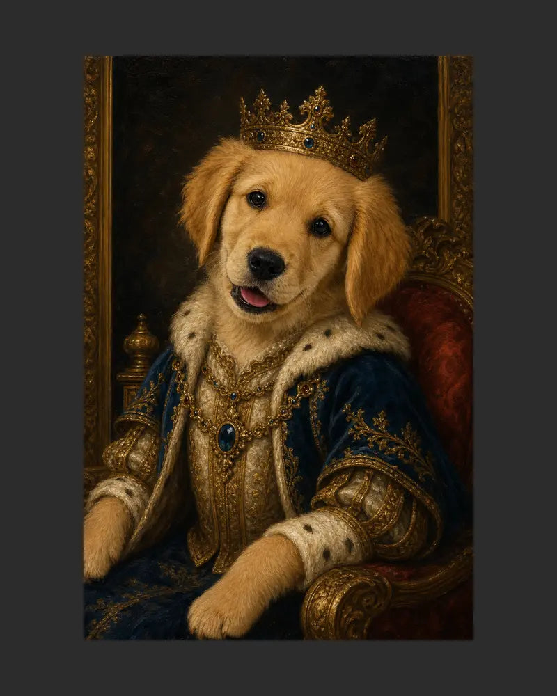 Buddy's Royal portrait presented as framed wall art
